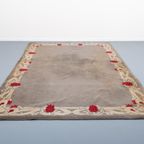 Vintage Limited Edition Italian Rug / Vloerkleed ‘Tulipano’ From Voghi For Villa D’Este thumbnail 3