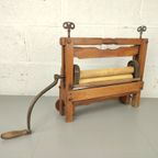 Antieke Houten Waswringer thumbnail 5