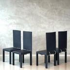 Arcalla Eetkamerstoelen Set 4X B&B Italia Paolo Piva Vintage thumbnail 2