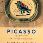 Limited Edition Originele Poster Picasso Uit 1967 | Galerie Lucie Weill thumbnail 2