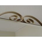 Vintage Geslepen Spiegel In Aluminium Frame thumbnail 10