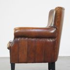 Comfortabele Schapenleren Fauteuil/ Armchair Met Een Karakteristieke Uitstraling thumbnail 6