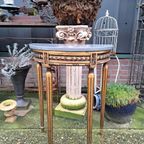 Antiek Italiaans Sidetable, Wandconsole, Bijzettafeltje thumbnail 2