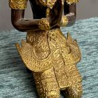 Paar Thaise Boeddha Beeldjes. thumbnail 3