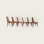 Zes Mid Century Stoelen thumbnail 6