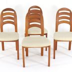 4x Holstebro Stoelen Eetkamerstoelen 'faster' Vintage thumbnail 7