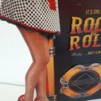 Groot Blikken Bord Jukebox Pinup Girl Metalen Ophangbord thumbnail 3