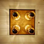 Koperen Plafondlamp, Space Age, Cosack Leuchten, 1970 thumbnail 7