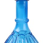 Vintage Karaf Kobalt Blauw Glas Le Smith Glass Co Maan Sterren Sixties Vs 32Cm thumbnail 8