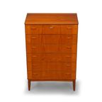 Deens Design Teak Hoge Ladekast, 1960s thumbnail 13