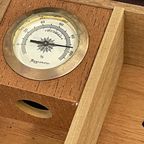 Vintage - Rosewood And Brass - Humidor For Cigars Including A Lot Of Accessories - Great Git! thumbnail 8
