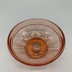 Art Deco Roze Persglas Schaaltje thumbnail 3
