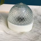 Vintage Plafondlamp Glas Rond thumbnail 2