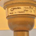 Vintage Tafellamp Lampes D'Albert Frankrijk '70 Regency Goud thumbnail 7