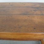 Zeer Mooie Antieke Franse Eettafel Van Vruchtenbomen Hout Met 3 Lades Uit Eind 18e Eeuw thumbnail 13