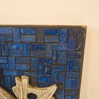 Vintage Keramiek Wandbord Mozaique Jaren 70 Haan thumbnail 6