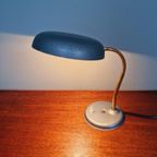 Gelede Lamp In Grijs/Blauw Gelakt Metaal, Bauhaus-Stijl thumbnail 4