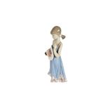 Lladro - Design Juan Huerta - 'Muchacha Adornando Pamela'- Spanje - Porselein - 1989 thumbnail 7