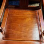 2 Mahonie Bureaustoelen thumbnail 9
