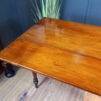 Antieke Engelse Pembroketable, Sidetable thumbnail 10