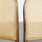 Set Van 2 Tijdloze En Charmante Bistro Stoeltjes In De Stijl Van Thonet Met Uniek Houten Frame thumbnail 8