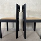 6X Vintage 1970’S Brutalist Eetkamerstoelen thumbnail 6