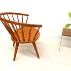 Vintage Yngve Ekström Fauteuil Stoel Stolab Arka Jaren 60 thumbnail 11