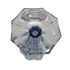 Art Deco Blauwe Tulpvormige Vaas thumbnail 6