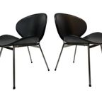 Set Van Vier Vintage Eetkamerstoelen Italië 1990 Design thumbnail 14