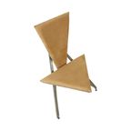 Unieke Design Stoel Kunstobject Handgemaakt Metaal Fluweel thumbnail 3