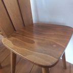 2 Brutalist Vintage Stoelen Frans Jaren 60. thumbnail 6