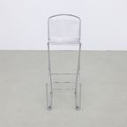 3x Postmoderne Barkruk Chrome, 1980s thumbnail 8