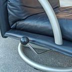 Vintage Rolf Benz Leren Swivel Fauteuil, Torino Bmp thumbnail 15