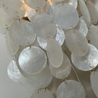 Capiz Schelpen Wandlamp Lamp Goud Frame Opaline Schelpen thumbnail 7