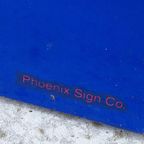 Usa Reclamebord, Usa Tin Sign Met Signatuur Phoenix Sign Co. thumbnail 6