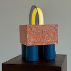 Bijzondere Memphis Tafellamp In De Stijl Van Sottsass thumbnail 18