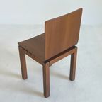 Set Van 6 Minimalistische Italiaanse Vintage Eetkamerstoelen thumbnail 12