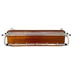 Deens Design Kapstok Teak Chroom Vintage 1960’s thumbnail 7
