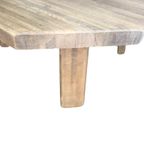 Vintage Eiken Brutalist Coffee Table / Salontafel thumbnail 7
