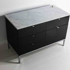 Vintage Mid-century Directeurskast Met Marmer Van Florence Knoll Voor Knoll International thumbnail 10