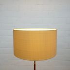 Mid Century Floor Lamp With Brass Details thumbnail 4