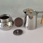 Vintage Postmoderne Gb Kitty Oro Guido Bergna Mokka Pot thumbnail 3