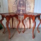 Klassieke Mahoniehouten Bijzettafel, Plantentafel, Console, thumbnail 5