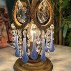 2 Beschikbaar Vintage Teardrop Tafellampjes Kristal thumbnail 2