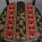Set Van 4 Unieke En Sierlijke Antieke Franse Napoleon 3 Stoeltjes Ingelegd Met Parelmoer thumbnail 8
