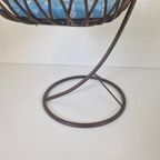 Vintage Rotan Hangend Baby Wiegje Schommel Bedje. thumbnail 7