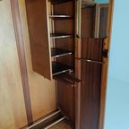 Prachtige Engelse Art Deco Burrnut-Garderobe thumbnail 4