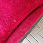 90'S Vintage Fauteuil Rode Handstoel Retro Fauteuil thumbnail 14