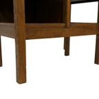 Art Deco Wandkast Vakkenkast Jaren 30 Eiken Open Kast thumbnail 10