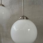 2X Art Deco Opaline Globes thumbnail 5